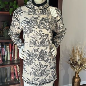 NWT Adrienne Vittadini Lambs Wool Italian Made Sweater